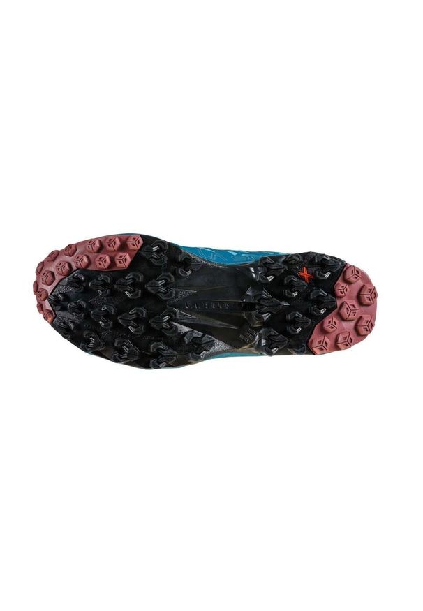 LA SPORTIVA - Buty trailowe damskie La Sportiva Akyra. Zapięcie: sznurówki. Kolor: różowy, niebieski, wielokolorowy. Materiał: syntetyk, materiał. Szerokość cholewki: normalna