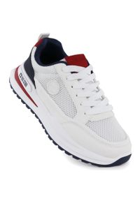 Big-Star - Półbuty sportowe męskie białe Big Star TT174315. Kolor: biały. Materiał: tkanina. Sport: turystyka piesza #1