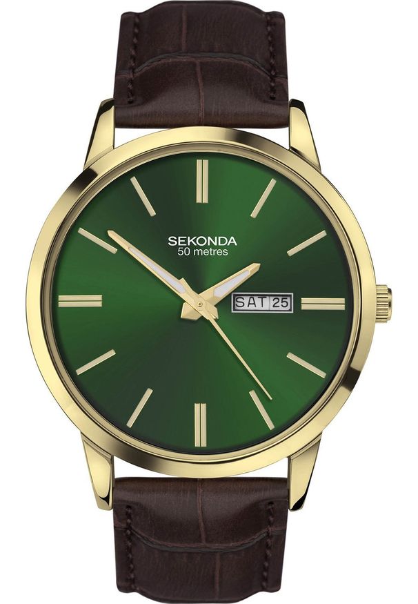 Zegarek Sekonda Zegarek męski Sekonda 30151 brązowy. Kolor: brązowy