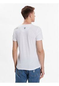 Brave Soul T-Shirt MTS-149CHAPLIN Biały Regular Fit. Kolor: biały. Materiał: bawełna