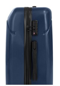 Ochnik - Komplet walizek na kółkach 19'/24'/28'. Kolor: niebieski. Materiał: materiał, poliester, guma #8