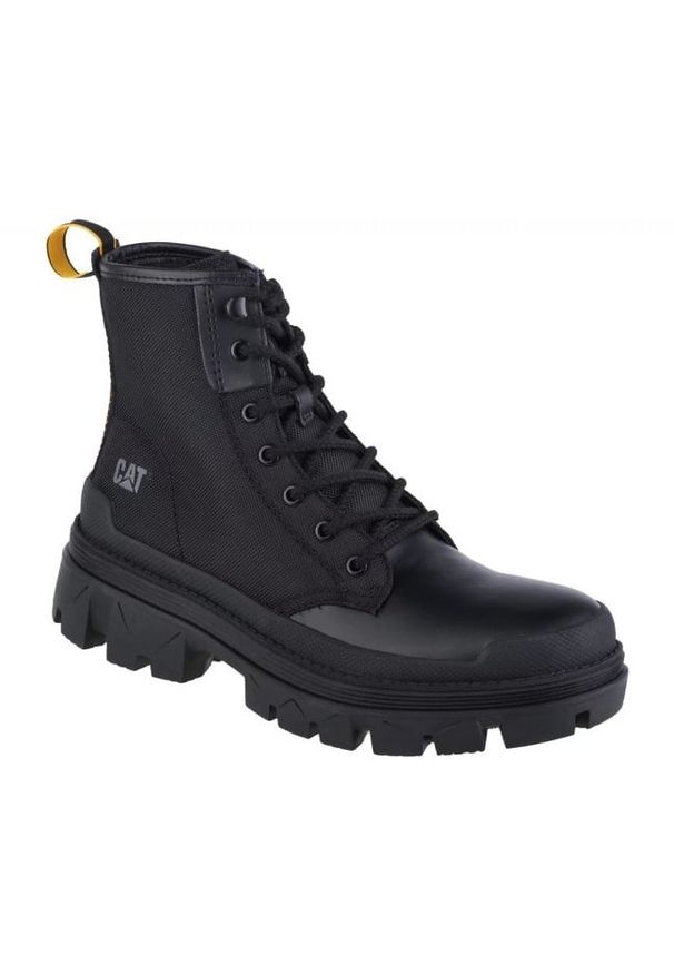 CATerpillar - Buty Caterpillar Hardwear Hi Boot M P111327 czarne. Zapięcie: sznurówki. Kolor: czarny. Materiał: nylon, guma, skóra. Szerokość cholewki: normalna