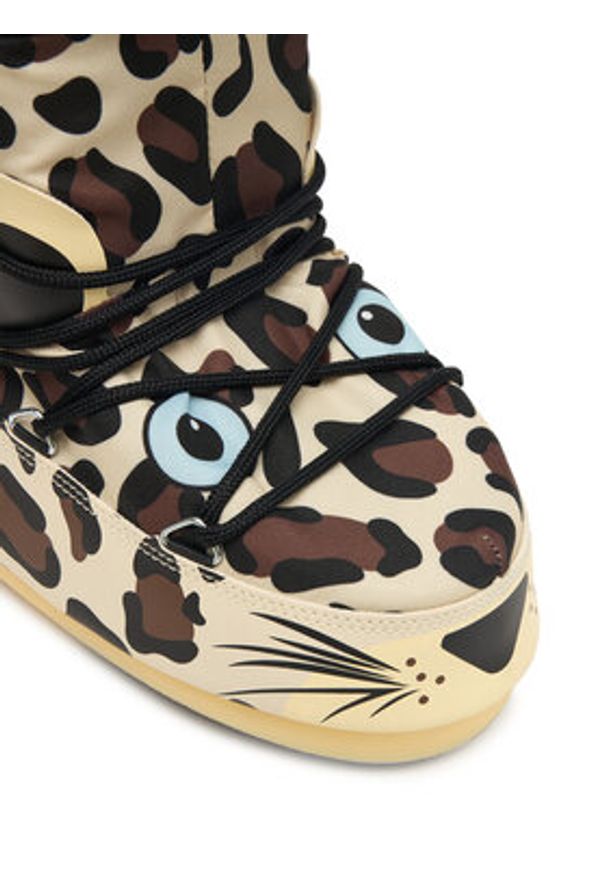 Moon Boot Śniegowce Mb Icon Animal 80D3400300 Brązowy. Kolor: brązowy. Materiał: skóra