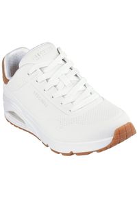 skechers - Adidasy Skechers Uno - Suited On Air, Mężczyźni. Kolor: biały. Materiał: syntetyk, tkanina