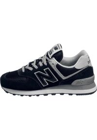 Buty do chodzenia damskie New Balance 574. Zapięcie: sznurówki. Kolor: wielokolorowy, czarny, szary. Materiał: materiał. Szerokość cholewki: normalna. Model: New Balance 574. Sport: turystyka piesza