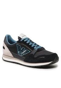 Emporio Armani Sneakersy X4X537 XN730 S432 Granatowy. Kolor: niebieski. Materiał: materiał #2
