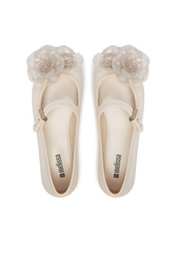melissa - Melissa Baleriny Melissa Soft Ballerina Petals Ad 37820 Beżowy. Kolor: beżowy