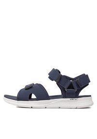 skechers - Skechers Sandały Go Consistent Sandal-Tributary 229097/NVBK Granatowy. Kolor: niebieski. Materiał: skóra