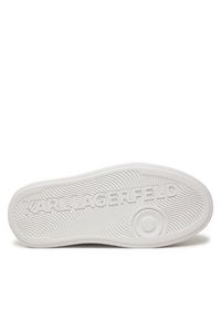 Karl Lagerfeld - KARL LAGERFELD Sneakersy Kobo III KL65025 Biały. Kolor: biały. Materiał: skóra #5