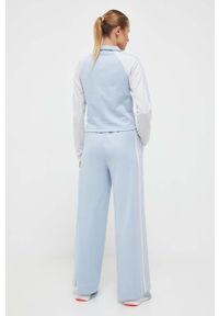 Adidas - adidas dres damski kolor niebieski. Kolor: niebieski. Materiał: dresówka #3