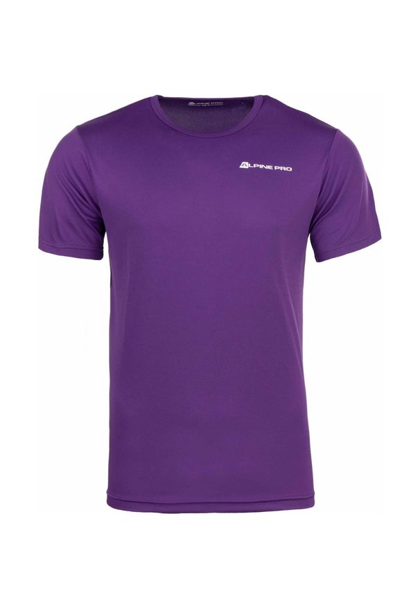 ALPINE PRO - Alpine Pro Ohvice 2XL Męski T-shirt - Oddychający i Stylowy. Kolor: niebieski. Materiał: poliester. Sport: turystyka piesza