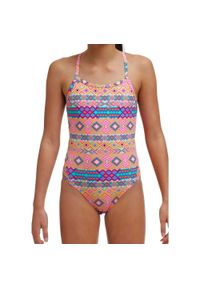 FUNKITA - Strój do pływania dziewczęcy Funkita Devil In Detail - Twisted. Kolor: wielokolorowy