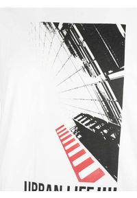 Les Hommes T-shirt "Urban Life LHU" | URG800P UG816 | Urban Life LHU | Mężczyzna | Biały. Okazja: na co dzień. Kolor: biały. Materiał: bawełna. Wzór: nadruk. Styl: casual #2
