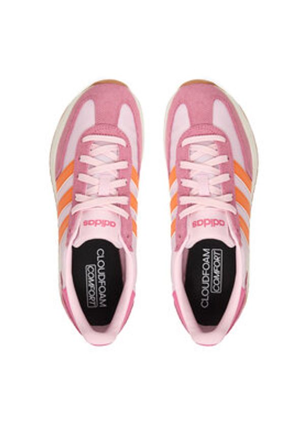 Adidas - adidas Sneakersy Run 70S 2.0 JR2425 Różowy. Kolor: różowy. Materiał: zamsz, skóra. Sport: bieganie