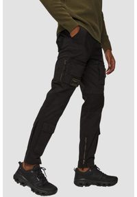 Aeronautica Militare - AERONAUTICA MILITARE Czarne męskie bawełniane bojówki, Rozmiar M. Okazja: na co dzień. Kolor: czarny. Materiał: bawełna. Styl: casual, sportowy #2