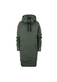 Bluza sportowa z kapturem damska DEEP TRIP Luzak. Typ kołnierza: kaptur. Kolor: zielony #1