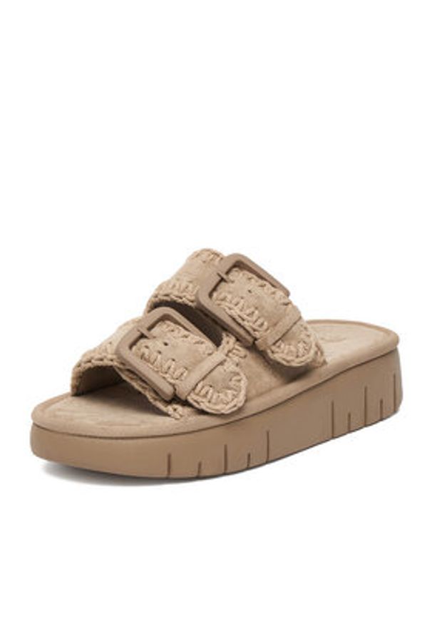 Roxy Klapki CWBEOB-HY62277-10 Beżowy. Kolor: beżowy. Materiał: materiał