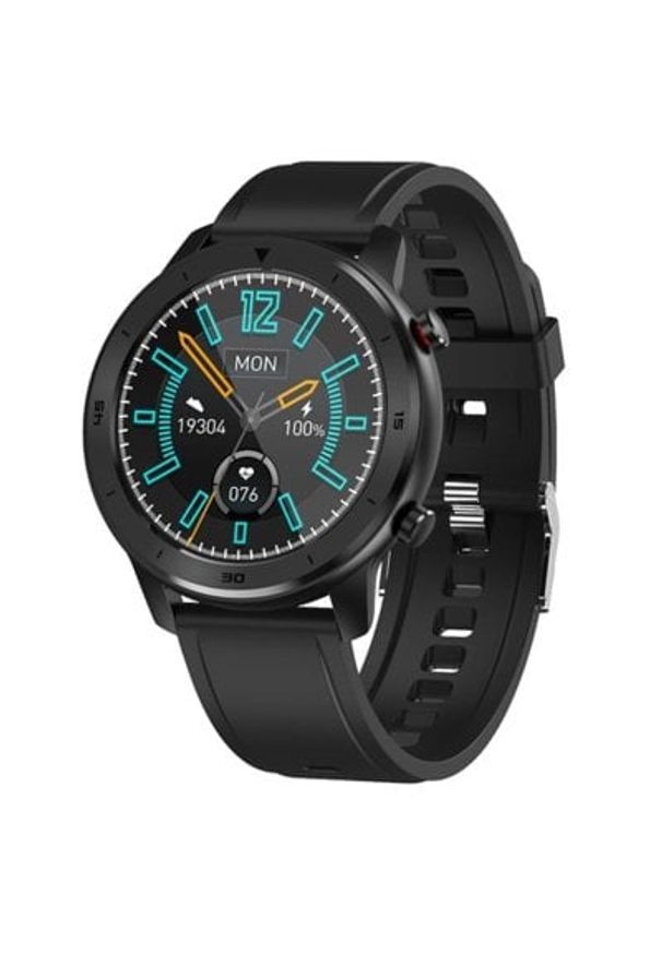 Smartwatch GARETT Men 5S Czarny. Rodzaj zegarka: smartwatch. Kolor: czarny. Styl: wakacyjny, sportowy