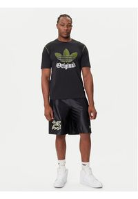 Adidas - adidas T-Shirt Distressed Graphic JY2761 Czarny Regular Fit. Kolor: czarny. Materiał: bawełna