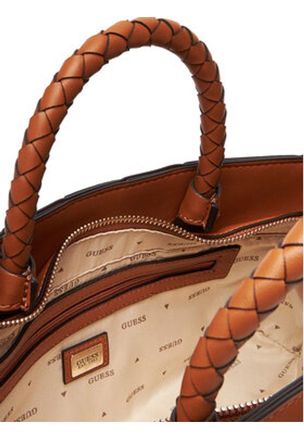 Guess Torebka Maylee HWWG96 61060 Brązowy. Kolor: brązowy. Materiał: skórzane