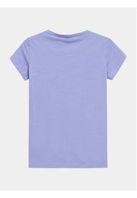 4f - 4F T-Shirt 4FAW23TTSHF0906 Niebieski Slim Fit. Kolor: niebieski. Materiał: bawełna #5