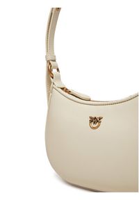 Pinko - PINKO Torebka Half Moon Baby PE 25 PLTT 103538 A0F1 Beżowy. Kolor: beżowy. Materiał: skórzane #5