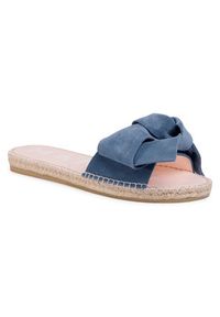 Manebi Espadryle Sandals With Bow K 1.3 J0 Niebieski. Kolor: niebieski. Materiał: zamsz, skóra #6