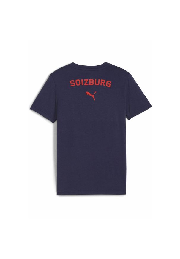 Puma - Koszulka młodzieżowa Casuals FC Red Bull Salzburg PUMA Navy Red Blue. Kolor: czerwony, wielokolorowy, niebieski