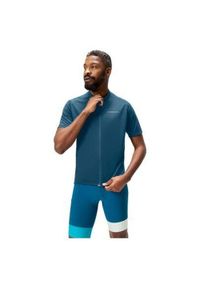 ENDURA - Koszulka rowerowa męska Endura Loop Zipped. Kolor: niebieski