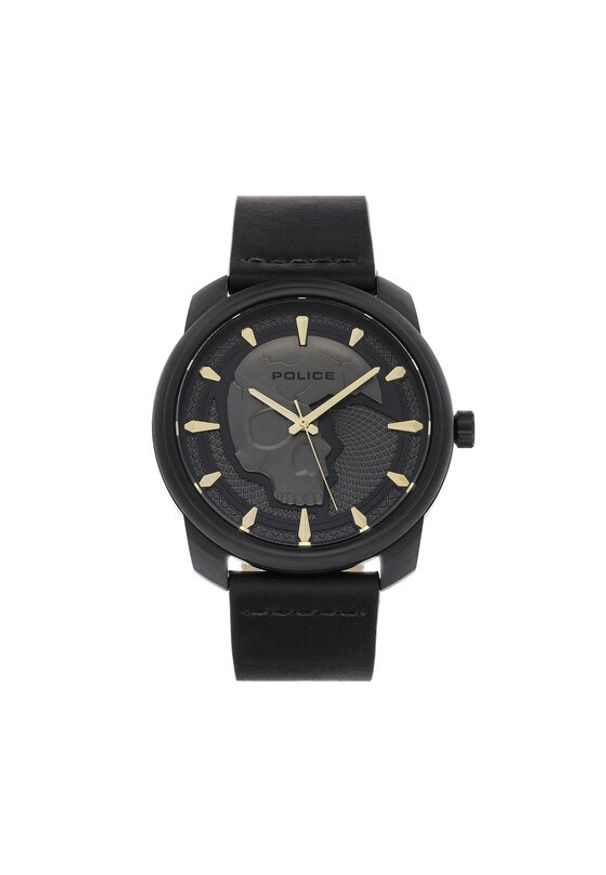 Police Zegarek Bleder 15714JSB/61 Czarny. Kolor: czarny