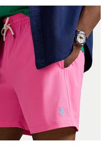 Polo Ralph Lauren Szorty kąpielowe 710957782506 Różowy Classic Fit. Kolor: różowy. Materiał: syntetyk #3