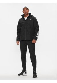 Adidas - adidas Kurtka przejściowa BSC 3-Stripes RAIN.RDY H65773 Czarny Regular Fit. Kolor: czarny. Materiał: syntetyk #3