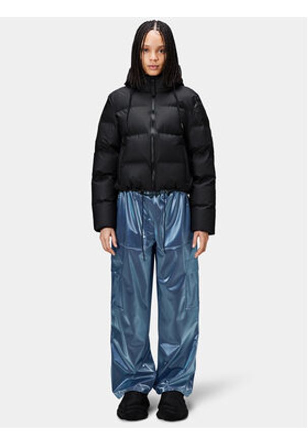 Rains Kurtka zimowa 15150 Czarny Regular Fit. Kolor: czarny. Materiał: syntetyk. Sezon: zima