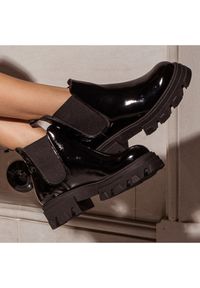 Marco Shoes Sztyblety Serena na grubej podeszwie czarne. Kolor: czarny #5