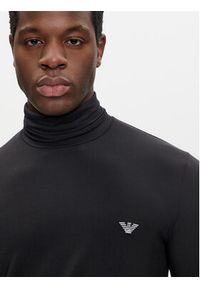 Emporio Armani Underwear Golf 112066 4F511 00020 Czarny Slim Fit. Typ kołnierza: golf. Kolor: czarny