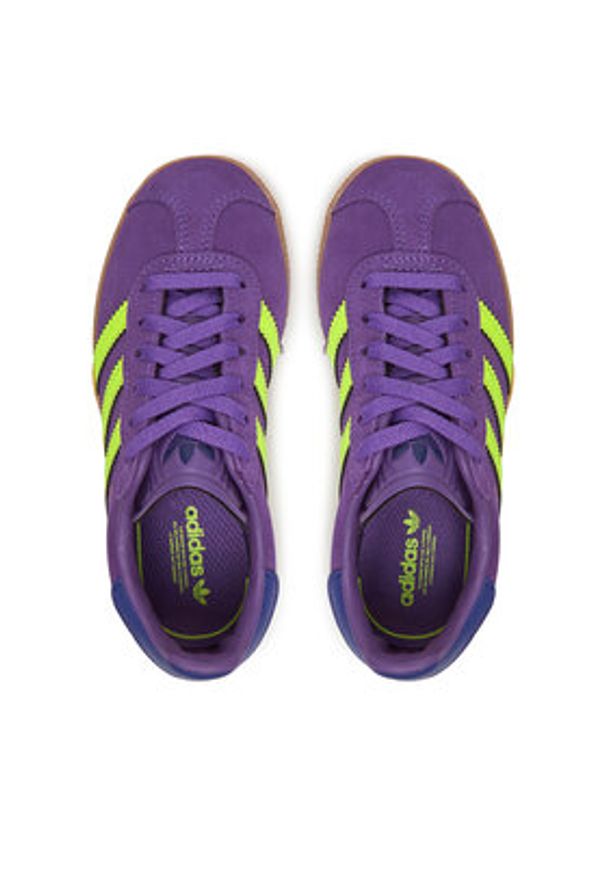 Adidas - adidas Sneakersy Gazelle JP7131 Fioletowy. Kolor: fioletowy. Materiał: skóra, zamsz. Model: Adidas Gazelle