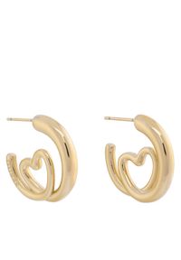 Guess Kolczyki JUBE05 529JW Złoty. Materiał: metalowe. Kolor: złoty