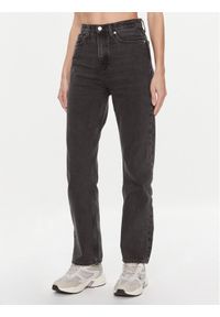 Calvin Klein Jeans Jeansy J20J222137 Czarny Straight Fit. Kolor: czarny