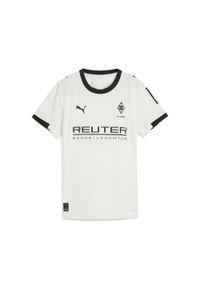 Puma - Damska koszulka domowa Borussia Mönchengladbach 25/26 PUMA Warm White Black. Kolor: czarny, biały, wielokolorowy. Sezon: lato. Sport: piłka nożna