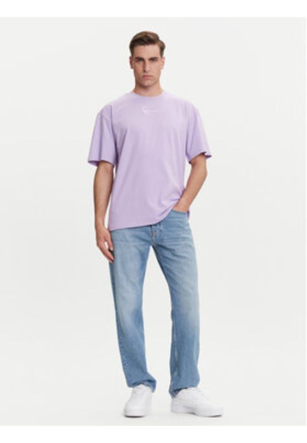 Karl Kani T-Shirt PD00005361 Fioletowy Relaxed Fit. Kolor: fioletowy. Materiał: bawełna