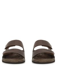 Badura Klapki ACTIVE-44 MI08 Brązowy. Kolor: brązowy. Materiał: nubuk, skóra #7