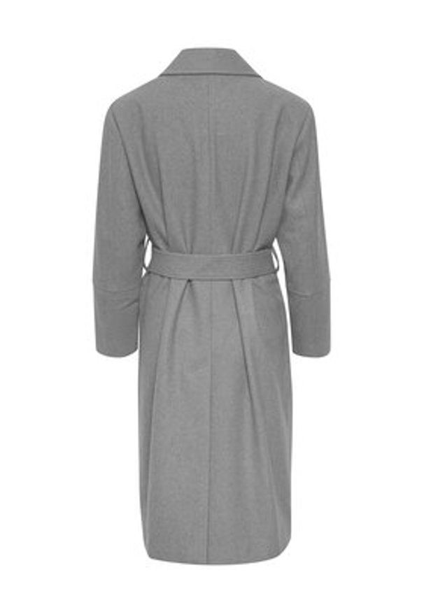 Part Two Płaszcz wełniany Charlotte 30307776 Szary Regular Fit. Kolor: szary. Materiał: syntetyk