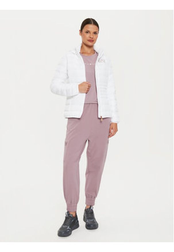 EA7 Emporio Armani Kurtka przejściowa 8NTB23 TNF8Z 0104 Biały Regular Fit. Kolor: biały. Materiał: syntetyk