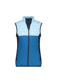 Damska kurtka bez rękawów CMP Unlimitech. Kolor: niebieski, wielokolorowy, zielony. Długość rękawa: bez rękawów. Sezon: jesień #1