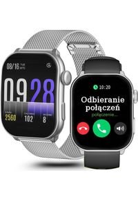 Gravity - Zegarek SMARTWATCH GRAVITY GT28-9 SR/SR/BK. Rodzaj zegarka: smartwatch