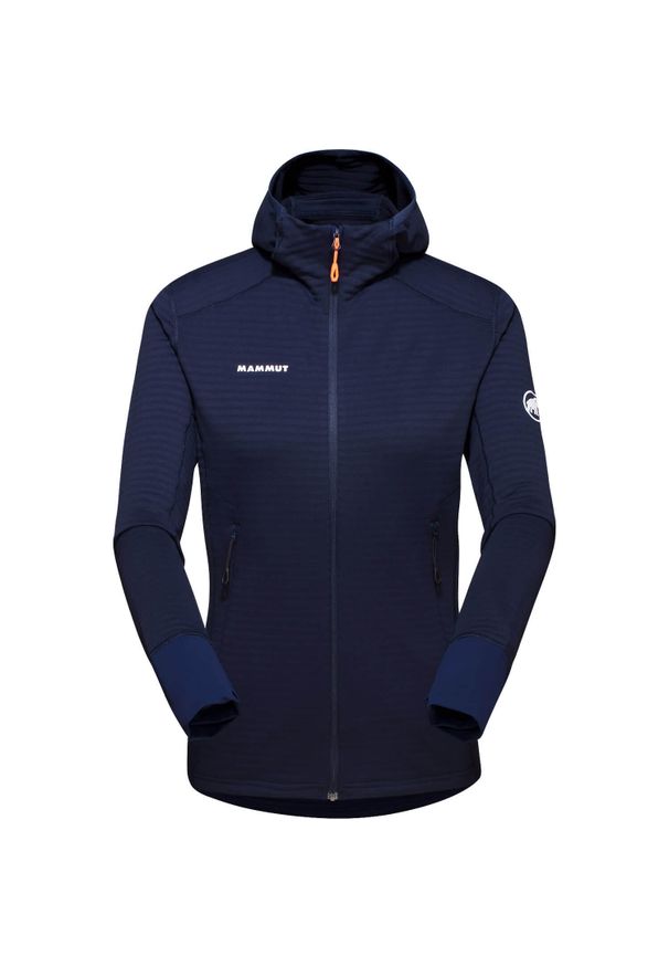 Bluza trekkingowa damska Mammut Taiss Light ML Hooded Jacket. Kolor: niebieski