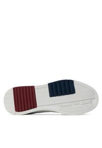 Tommy Jeans Sneakersy Basket EM0EM00899 Biały. Kolor: biały. Materiał: skóra #4