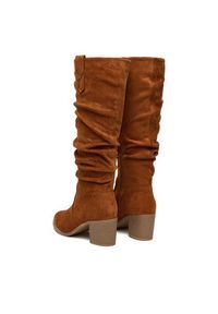 DeeZee Kozaki HX24012-1 Brązowy. Kolor: brązowy. Materiał: materiał #5