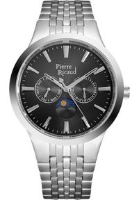 Zegarek Pierre Ricaud Zegarek męski Pierre Ricaud P97225.5117QF srebrny. Kolor: srebrny #1