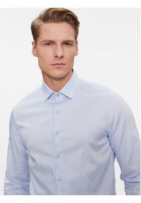 Calvin Klein Koszula K10K108426 Niebieski Slim Fit. Kolor: niebieski. Materiał: bawełna #6